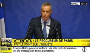 Attaques à Paris : le procureur de la République retrace l'intégralité des événements