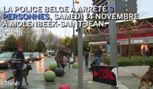 Belgique : images des arrestations après les attentats de Paris