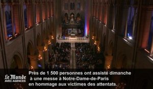 Messe à Notre-Dame pour les victimes des attentats