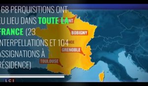 23 interpellations et 168 perquisitions ont eu lieu dans toute la France