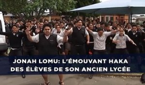 Jonah Lomu: L'émouvant haka des élèves de son ancien lycée