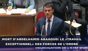 Mort d'Abdelhamid Abaaoud: Valls salue un «travail exceptionnel» des forces de l'ordre