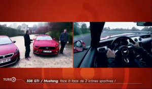 Comparatif : Ford Mustang vs. Peugeot 308 GTI (Emission Turbo du 22/11/2015)