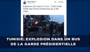 Tunisie: Explosion mortelle dans un bus de la garde présidentielle