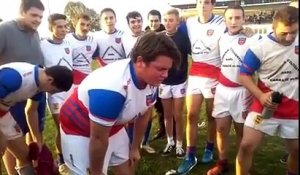 Les juniors de Rugby de Bénéjacq font le buzz avec un chant d'après match