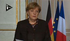 Merkel promet d'agir vite pour lutter contre le terrorisme