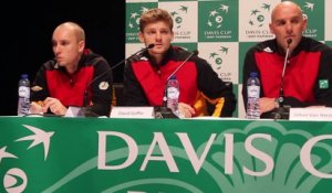 Coupe Davis 2015 - David Goffin : "Je suis prêt à débuter"