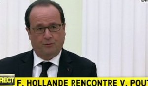 François Hollande défend l’idée d’une coalition « large » au Kremlin