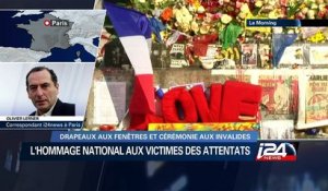 Attentats de Paris : Hommage national aux victimes