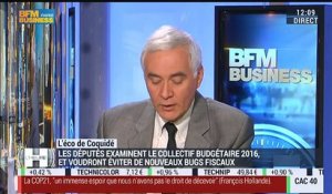 Patrick Coquidé : Les députés réexaminent le collectif budgétaire 2016 pour éviter un nouveau bug fiscal – 30/11
