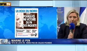 Marine Le Pen: la Voix du Nord "est un véritable tract du Parti socialiste"