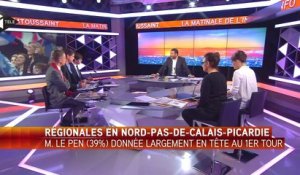 Régionales : Marine Le Pen à 39% en Nord-Pas-de-Calais-Picardie