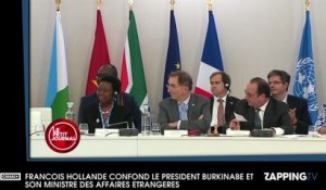 COP21 : François Hollande fait une bourde gênante en s'adressant au président burkinabé Michel Kafando