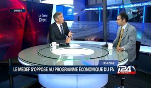 Eléctions Régionales en France : Le Medef s'oppose au programme économique du Front National