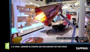 C à Vous : Jenifer révèle les vraies raisons de son départ de The Voice