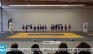 La prestation des cheerleaders de l'UTT