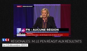 "Nous sommes bel et bien entrés dans un bipartisme", selon Marine Le Pen