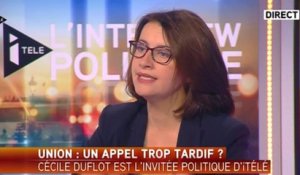 Duflot : «Je plaide pour une coalition de transformation»