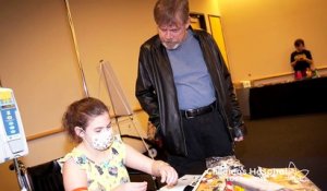 Quand les personnages de Star Wars rendent visitent à des enfants malades à l'hopital - R2-D2, Luke skywalker, Dark vador