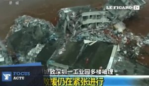 Un dramatique glissement de terrain fait plusieurs victimes en Chine