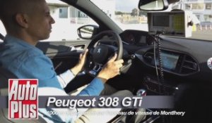 1000 m départ arrêté en Peugeot 308 GTi