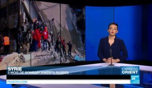 Syrie : bilan de trois mois de bombardements russes