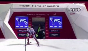 À la coupe du monde de ski, Marcel Hirscher échappe de justesse à la chute d'un drone