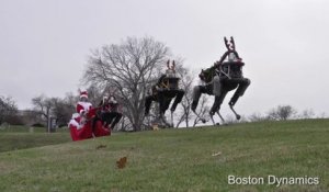Les rennes du père Noël remplacées par des robots flippant