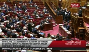 Débat sur la prorogation de l'état d'urgence en France - Les matins du Sénat (23/12/2015)