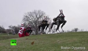 La mère Noël du futur troque ses rennes contre des robots