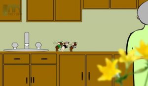 Cartoon Animation  Nursery Rhymes | 3 Blind Mice | Kids Nursery Rhyme