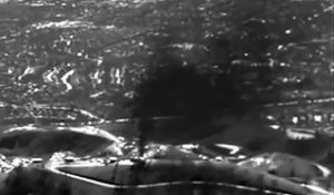 Images aériennes de la fuite de gaz naturelle en Californie - Catastrophe naturelle