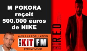 M POKORA RECOIT 500.000 EUROS OFFERTS PAR NIKE POUR NOEL !