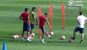 Lucas régale à l'entraînement du PSG !