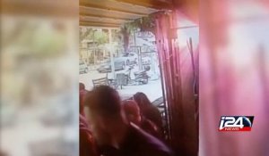 Video de l'attaque à Tel Aviv ayant fait deux morts et sept blessés