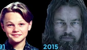 Evolution du visage de Leonardo DiCaprio entre 1991 et 2015