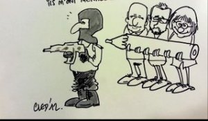 En janvier 2015, le dessinateur Cled'12 rendait hommage aux victimes de Charlie Hebdo