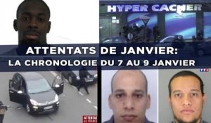 Attentats de janvier: La chronologie du 7 au 9 janvier