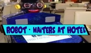 Robot-Waiters At Hotel