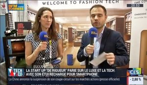 CES 2016: La start-up De Rigueur parie sur le luxe et la tech avec son étui recharge pour smartphone - 07/01