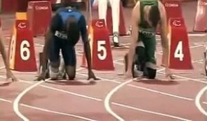 Oscar Pistorius - 100m T44 Final - Beijing Paralympics