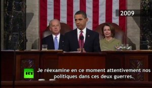 Tous les discours d'Obama en une minute : mêmes promesses, aucun changement ?