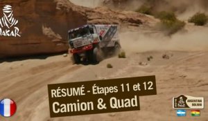 Résumé des étapes 11 et 12 - Camion/Quad - (San Juan / Villa Carlos Paz)
