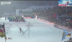 Biathlon - CM : Martin Fourcade 2e de la mass start de Ruhpolding