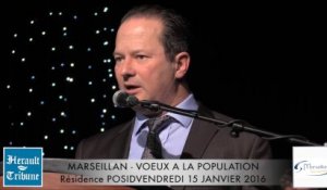 MARSEILLAN - 2016 - DES VOEUX OLYMPIQUES et ECOLOGIQUES avec Aude COMPAN