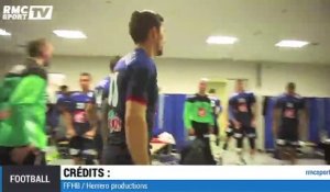 Handball : dans le vestiaire des Bleus lors du match France-Macédoine