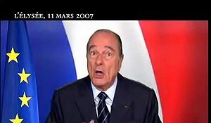 11 mars 2007: Jacques Chirac fait ses adieux à l'Elysée et aux Français