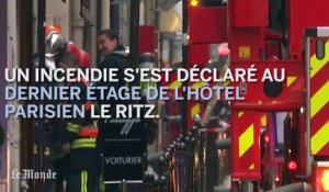 Incendie au Ritz