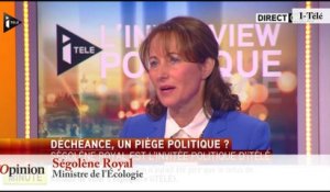 Déchéance de nationalité - Ségolène Royal (PS) : « Nous ne devons pas nous diviser»