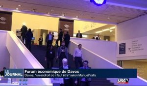 Davos, "un endroit où il faut être" selon Manuel Valls